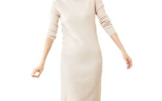 Achat  Ownwfeat Robe tricotée chèvre en cachemire pour  Pas cher