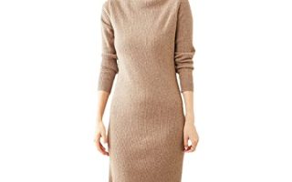 Achat  Ownwfeat Robe tricotée chèvre en cachemire pour  Pas cher