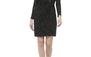 Achat  Tommy Hilfiger Robe fourreau en tricot à manches  Pas cher