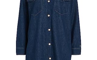 Achat  Tommy Hilfiger - DNM ls Shirt Dress n - Robe -  Pas cher